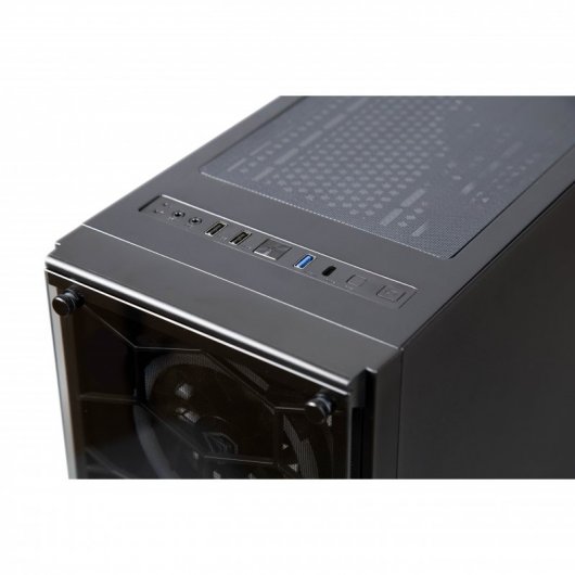 Nfortec Draco V2 Cristal Templado USB 3.0 RGB Negra