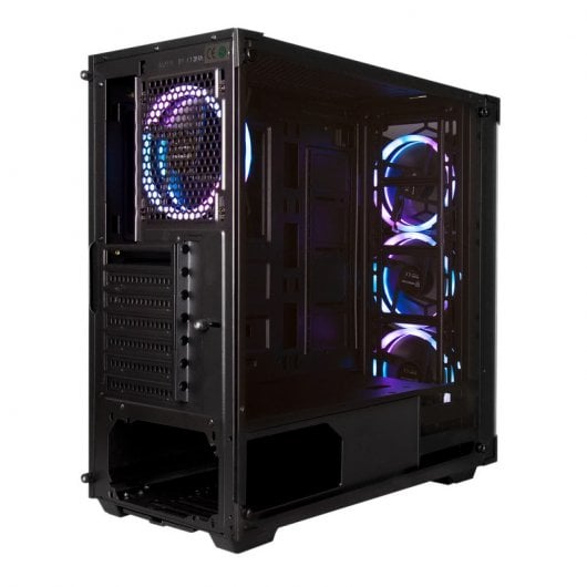 Nfortec Draco V2 Cristal Templado USB 3.0 RGB Negra