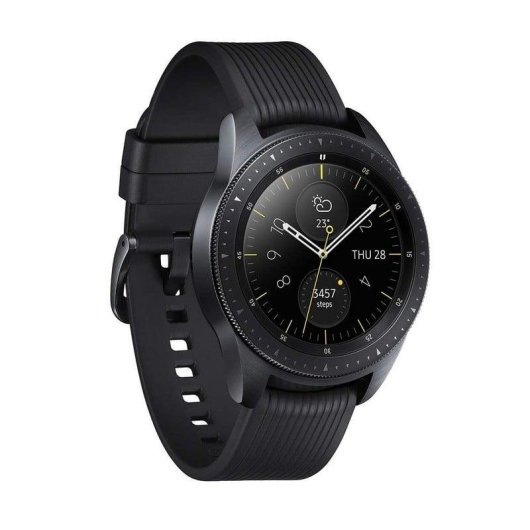 Samsung Galaxy Watch 42mm 4G GPS NFC Super AMOLED Noir Résistant à l’eau Pulsomètre