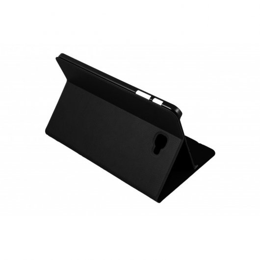 SilverHT Bookcase Wave Funda Negra para Samsung Galaxy Tab A 10.1" 2016