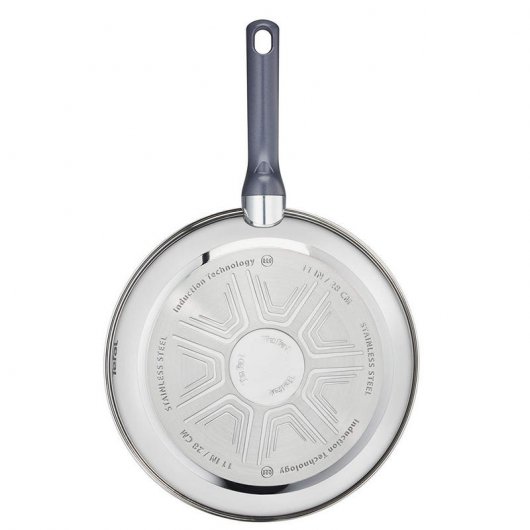Tefal Daily Cook G713S3A Set de Sartenes de Acero Inoxidable de 20, 24 y 26 cm