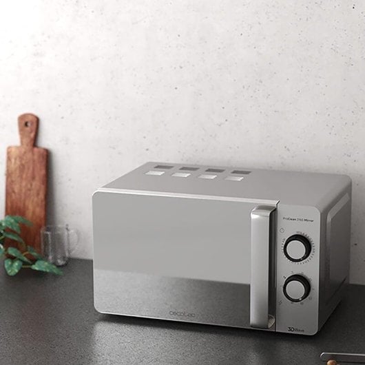 Mikrowelle Cecotec ProClean 3160 Mirror 20L 700W mit Grill und 3DWave Technologie