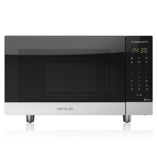 Microondas Cecotec ProClean 6010 23L 800W Ready2Clean 8 Programas Inox