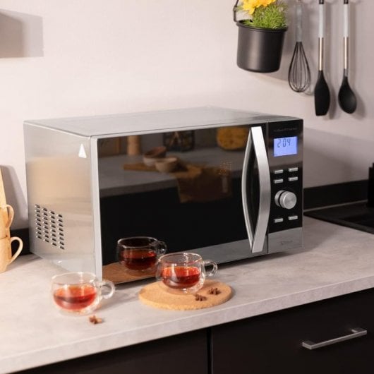 Cecotec ProClean 9110 Full Inox Microondas con Grill 30L 1000W