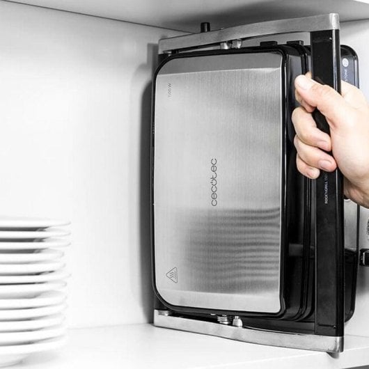 Parrilla électrique Cecotec RocknGrill 1500 Take&Clean revêtement RockStone 1500W plaques amovibles