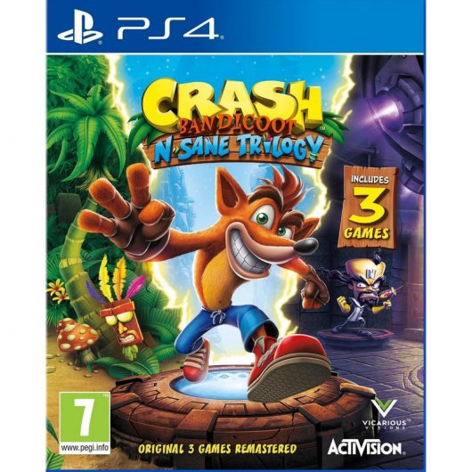 Sony PS4 PlayStation 4 Slim 1TB F + Crash Bandicoot N. Sane Trilogy 2.0