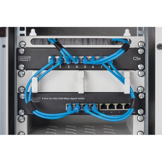 Digitus Switch No Administrado Gigabit Ethernet 10/100/1000 8 Puertos 10" Gris