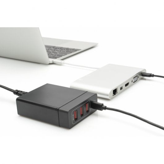 Digitus Caricabatterie USB universale 4 porte, USB Type-C™