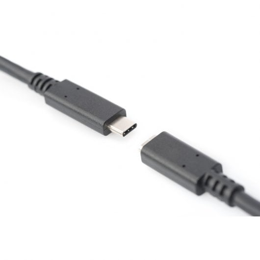 Digitus Cable Alargador USB-C a USB-C 0.7m Negro