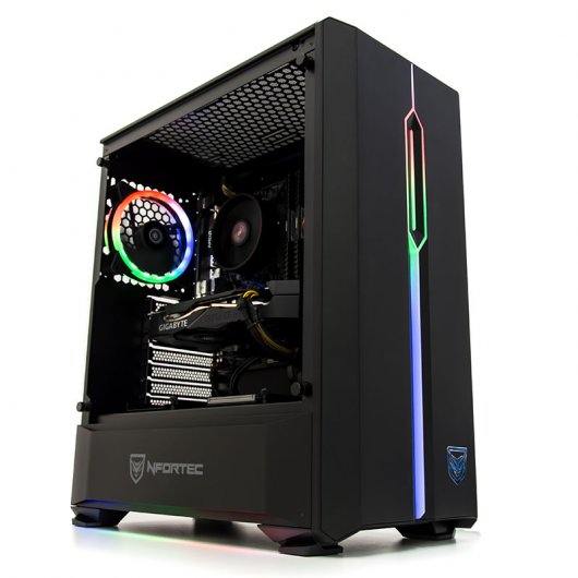 PcCom Silver AMD Ryzen 5 2600/16GB/240GB SSD+1TB/GTX 1660Ti