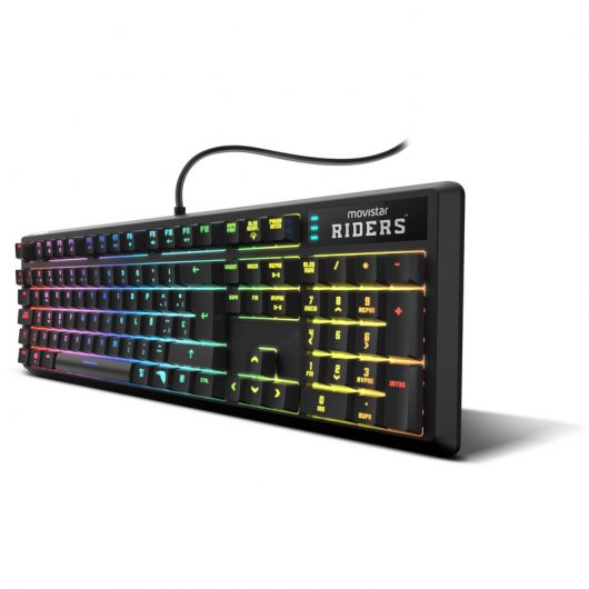 Nox KROM Movistar Riders Teclado Mecánico RGB