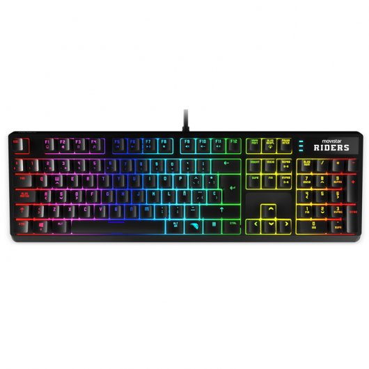 Nox KROM Movistar Riders Teclado Mecánico RGB