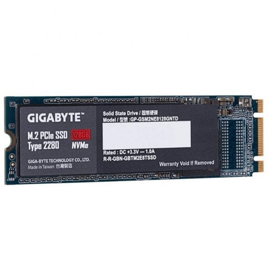 Gigabyte SSD M.2 128GB  2290 PCIe x2 NVMe