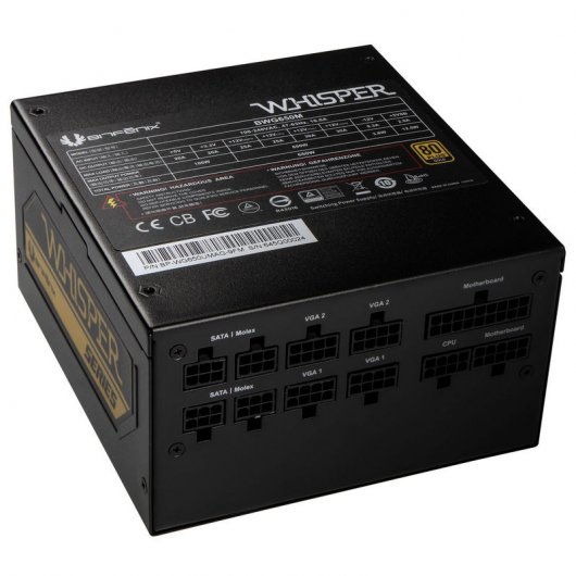 BitFenix Whisper Fuente de Alimentación 650W 80+ Gold Modular