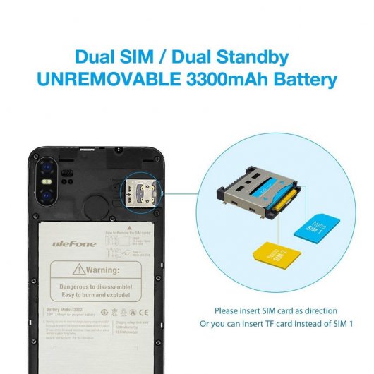 Ulefone S9 Pro 2GB/16GB Negro Libre