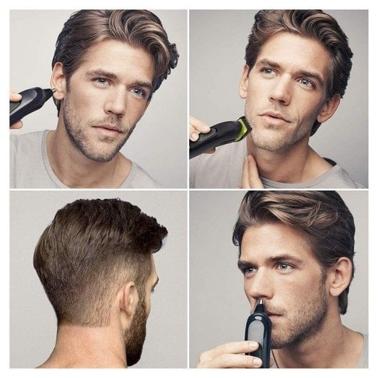 Aparador Multifunções Facial Braun MGK 3021 Recarregável 40min 13 Ajustes 4 Pentes