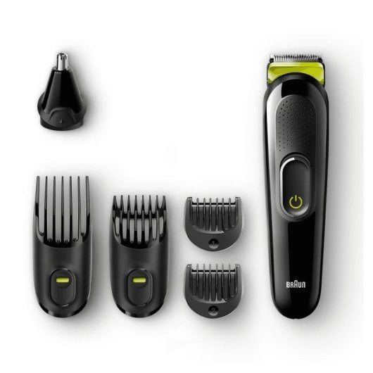 Aparador Multifunções Facial Braun MGK 3021 Recarregável 40min 13 Ajustes 4 Pentes