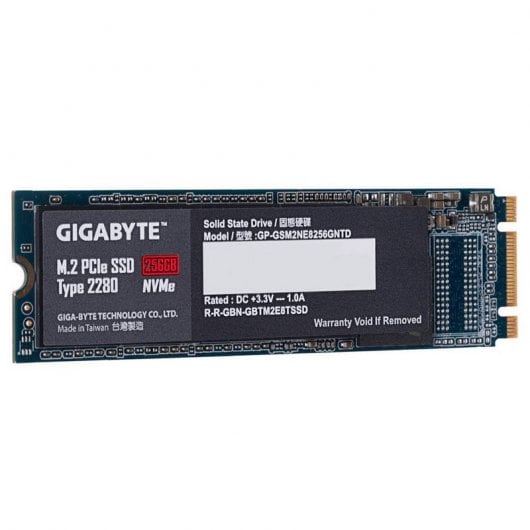 Gigabyte SSD M.2 256GB 2280 PCIe x2 NVMe