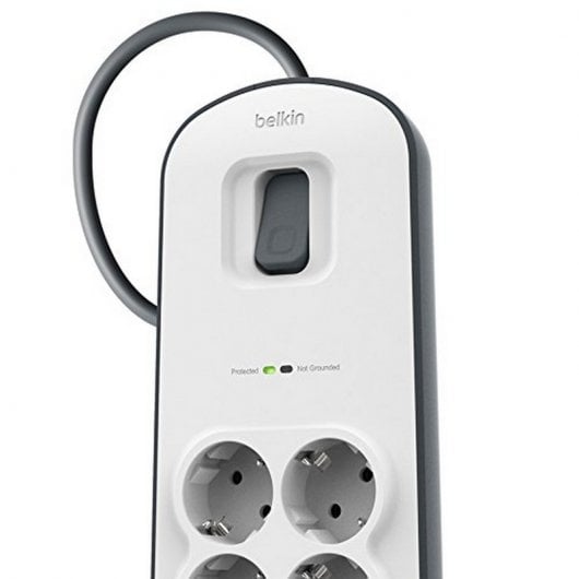 Multiprise Belkin BSV604VF2M 6 Prises + 2 USB avec Protection