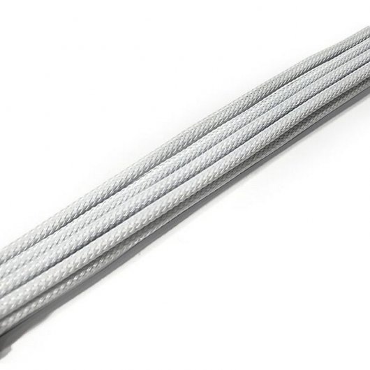 BHCustoms Cabo Extensor Branco 8 PCIe 45cm