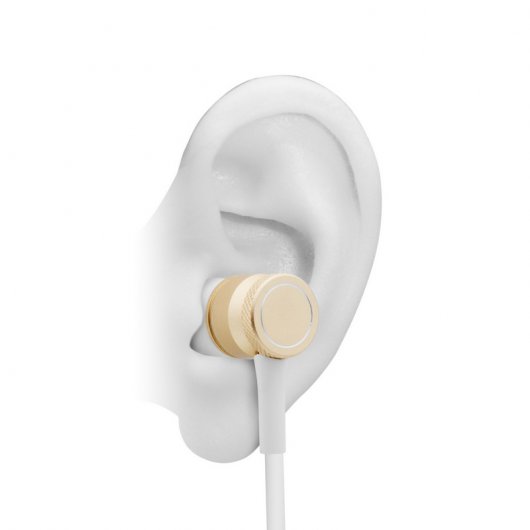 Unotec Nueboo Auriculares Bluetooth Blanco/Dorado
