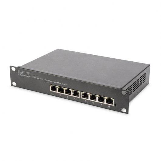 Digitus Switch 8 Portas PoE Gigabit Ethernet para Caixa de 10"