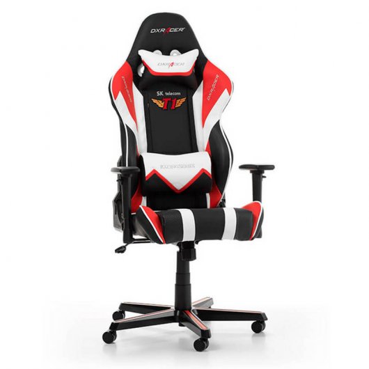 DXRacer R-Series OH/RZ208/NRW Silla Gaming Negra/Roja/Blanca
