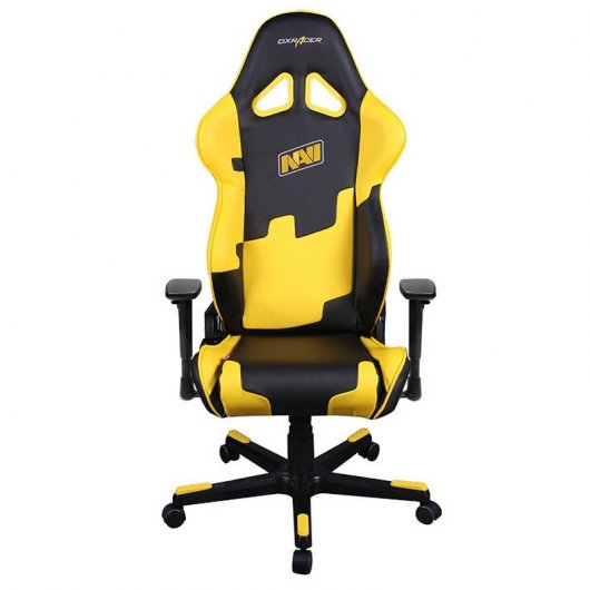 DXRacer R-Series OH/RE21/NY/NAVI Silla Gaming Negro/Amarillo