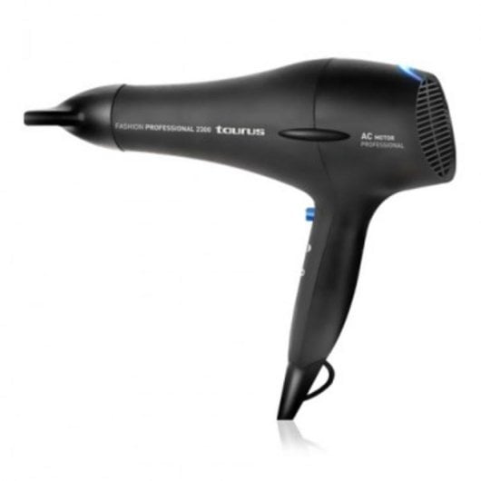 Phon Professionale Taurus Fashion Professional 2300 2300W 3 Temperature 2 Velocità con Diffusore Nero