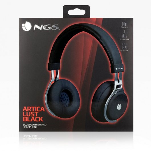 NGS Ártica Lust Auriculares Bluetooth Negros