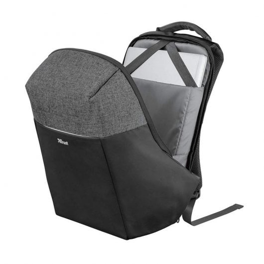 Trust Nox Mochila Antirrobo Gris/Negro para Portátil hasta 16"