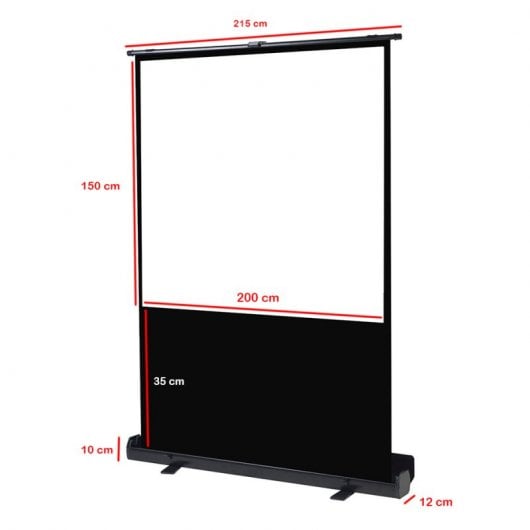 Phoenix Pantalla de Proyector Manual Portátil 100"
