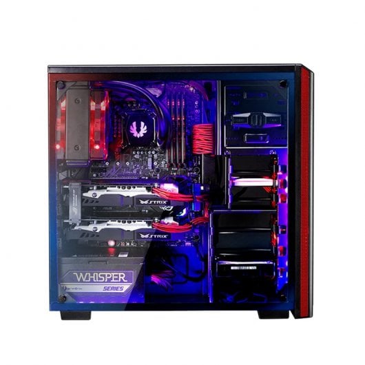BitFenix Nova TG Semitorre ATX Cristal Templado Negra