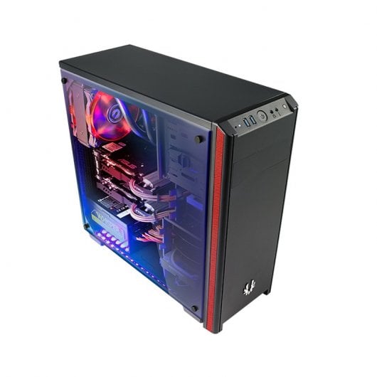 BitFenix Nova TG Semitorre ATX Cristal Templado Negra