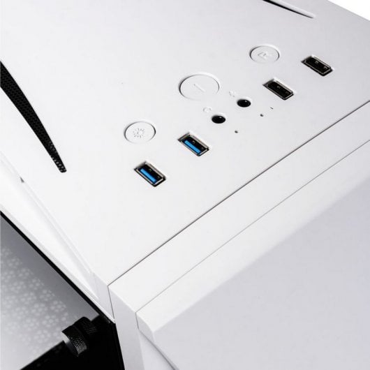BitFenix Aurora Semitorre ATX Cristal Templado RGB Blanca