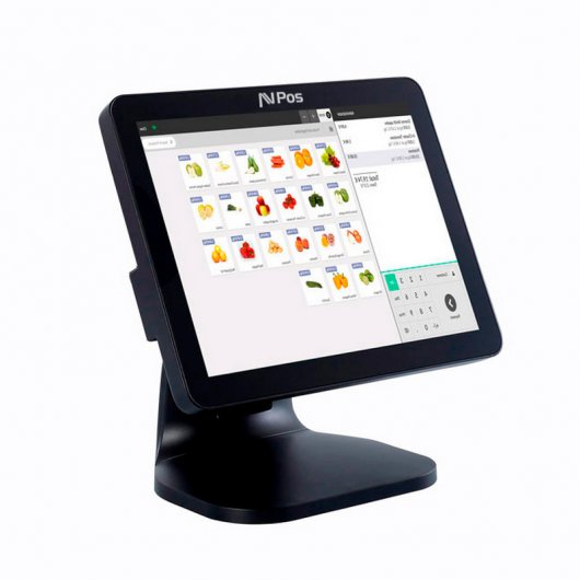 AVPos K5000 15" Monitor Compacto para TPV Negro 