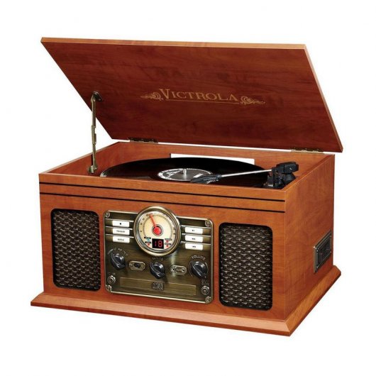 Victrola Classic 6in1 tocadiscos caoba sistema de sonido bluetoothcolor 6 1