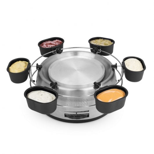 Princess Fondue Set Familiar 1.2L 800W Acero Inoxidable