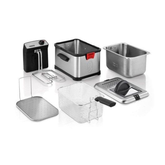 Fritteuse Princess 183001 Superior 3L 3200W mit Kaltzone und Sicherheitsfilter