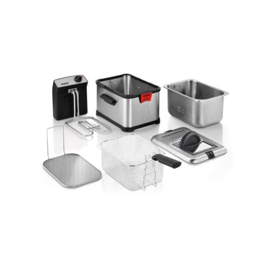 Fritteuse Princess 183001 Superior 3L 3200W mit Kaltzone und Sicherheitsfilter