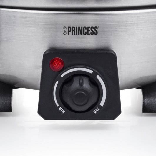 Princess 172700 Steel Deluxe Fondue 2L 800W Acero Inoxidable