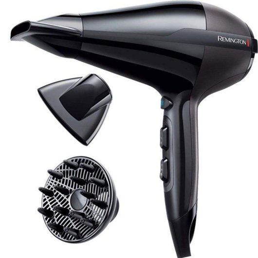 Secador de Cabelo Profissional Remington Pro-Air AC5911 2200W 3 Temperaturas 2 Velocidades Iónico com Difusor Preto