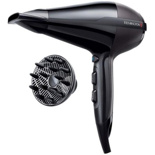 Secador de Cabelo Profissional Remington Pro-Air AC5911 2200W 3 Temperaturas 2 Velocidades Iónico com Difusor Preto