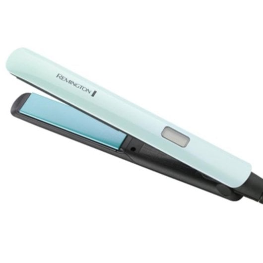 Prancha de Cabelo Cerâmica Remington S8500 230ºC 9 Definições Desligar Automático LCD Azul