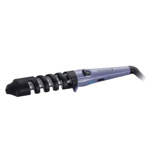 Modelador de Cabelo Remington Dual Curl Cerâmico 19-31 mm 160-200°C 3 Níveis Tecnologia Iónica Desligamento Automático Preto e Roxo