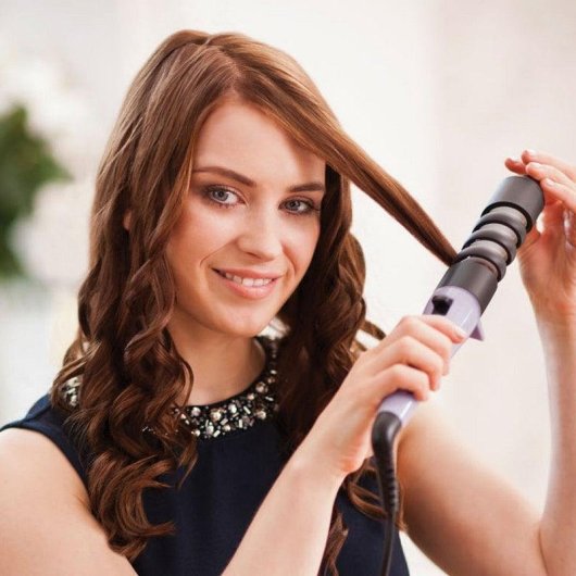 Modelador de Cabelo Remington Dual Curl Cerâmico 19-31 mm 160-200°C 3 Níveis Tecnologia Iónica Desligamento Automático Preto e Roxo