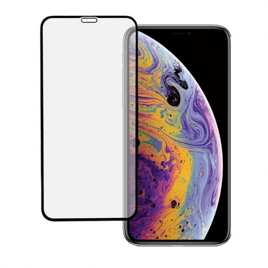 German Tech Cristal Templado Full Screen Negro para iPhone XS