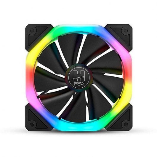 Ventola RGB Nox D-Fan a doppio anello arcobaleno