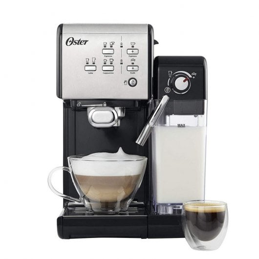 Oster OCF108X Prima Latte II Máquina de Café Expresso 19 Bares Prateada com Tratamento de Leite