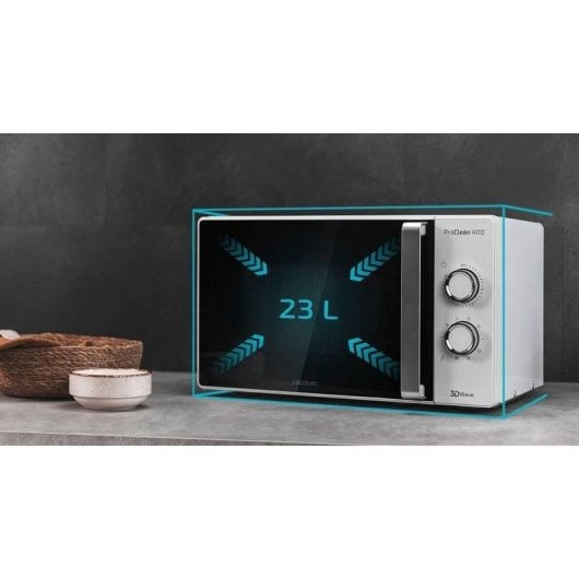 Microonde Cecotec ProClean 4110 23L 700W Grill 3DWave Ready2Clean